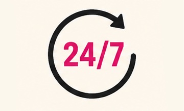 24/7 beschikbaar